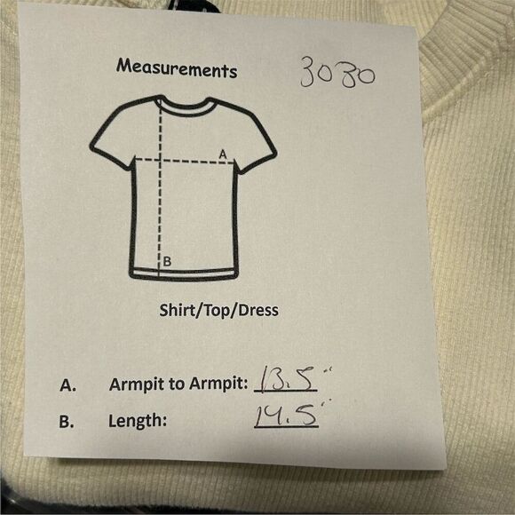 Nasty Gal Women's Beige Ribbed Crop Top Size 4 Casual Spring Tee - Picture 2 of 6